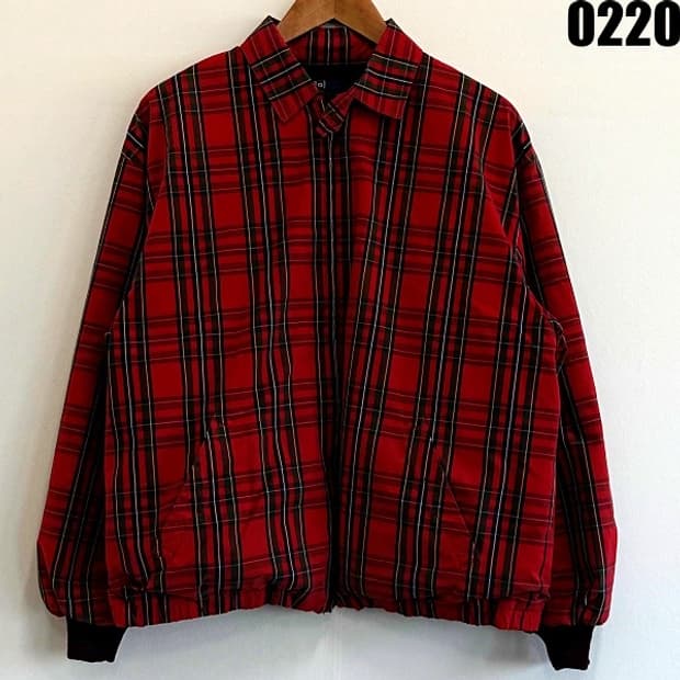폴로 랄프로렌 클래식 타탄 체크 집업 자켓 M 0220 