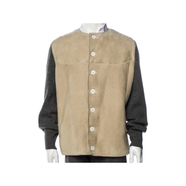 margiela artisanal sheep suade jacket