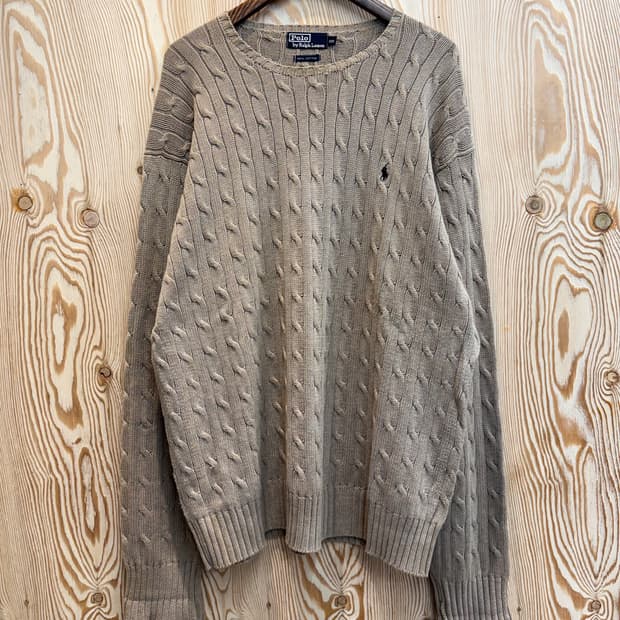 폴로 랄프로렌 케이블 니트