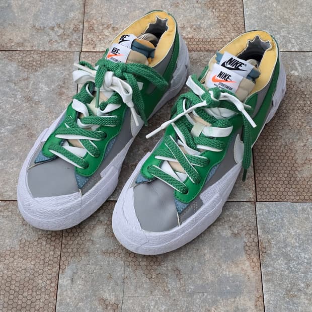 (245)나이키 사카이 블레이저 로우 그린