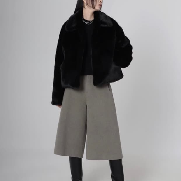 트리밍버드 라운드퍼자켓