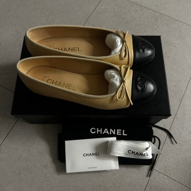 chanel ballerina flat shoes