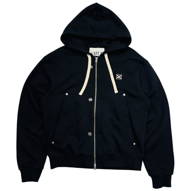 세터 테오 코튼 올 데이 블랙 후드집업 L