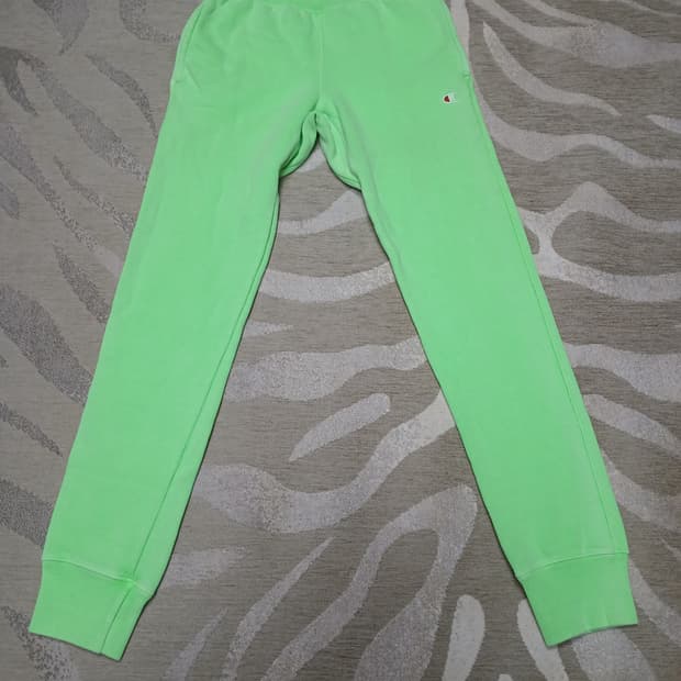챔피온 네온 스웟팬츠 트레이닝바지 