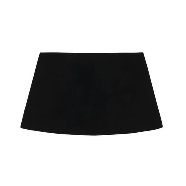 보헤미안서울 베이직 로우 미니 스커트 블랙