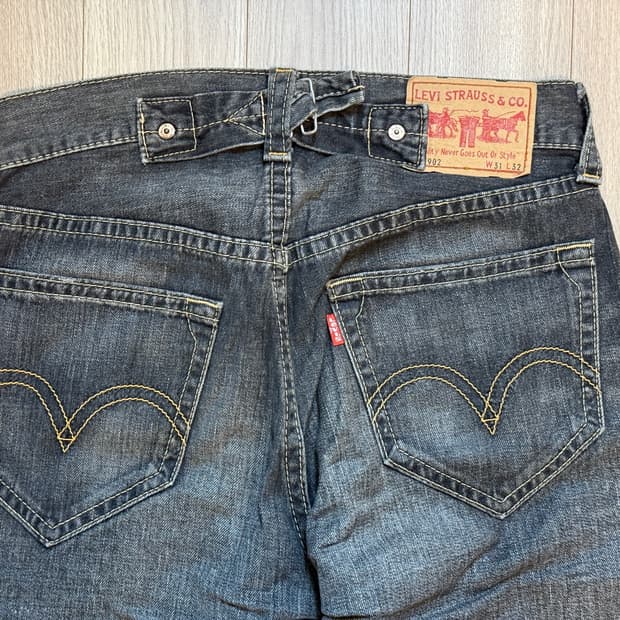 일본 Levis 902 신치백 데님