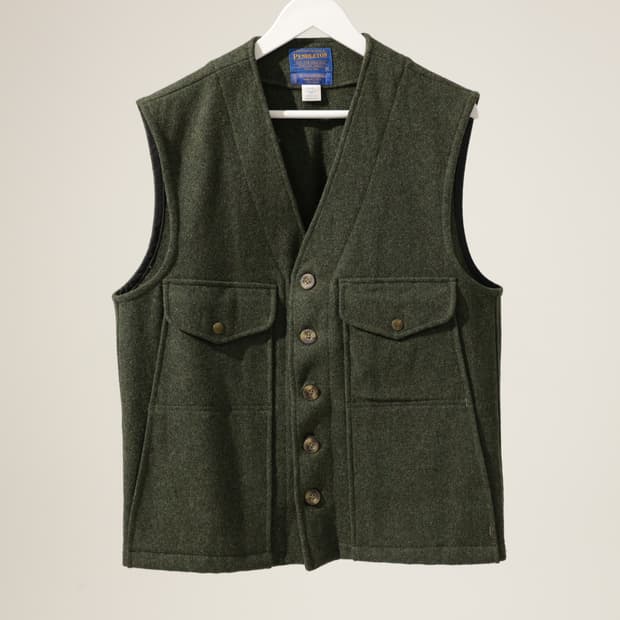 90s 펜들턴 Outdoorsman 울 베스트