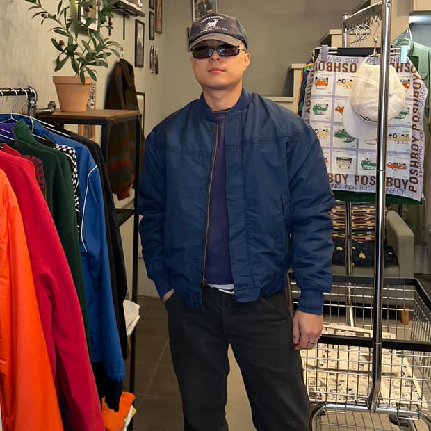 70-80’s JC Penny derby cotton bomber JK