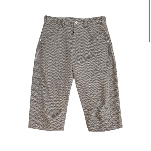 omar afridi knee darted flare pants