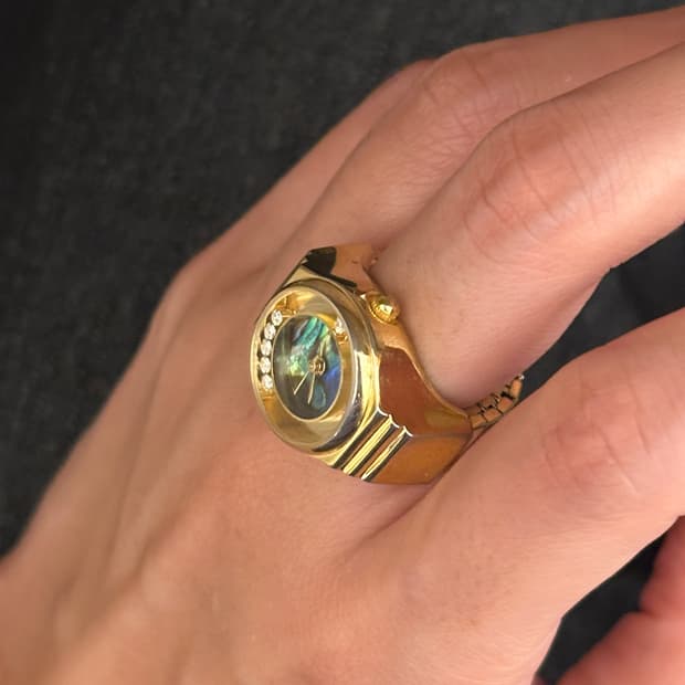 Vintage watch ring