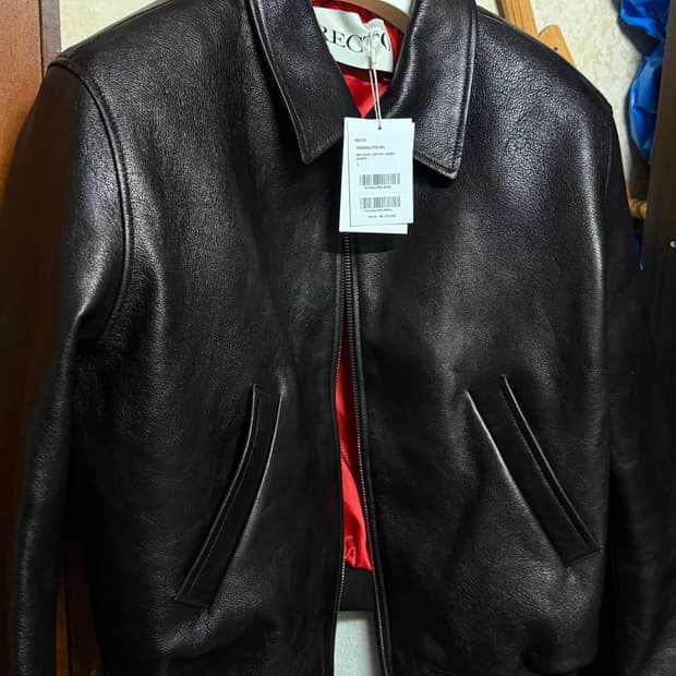 [L] 새상품 렉토 벤고트 레더 자켓