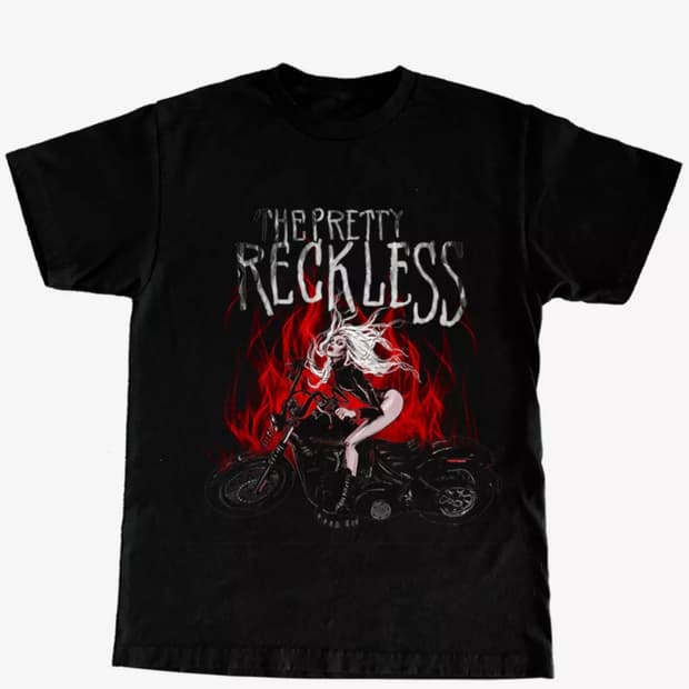 (새상품) The Pretty Reckless 테일러맘슨 락 티셔츠 