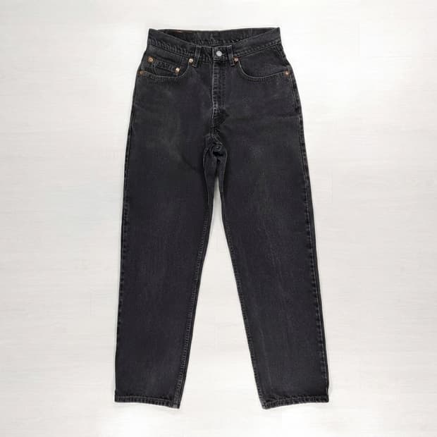 90년대 리바이스 550 블랙진 30인치 W32 L30