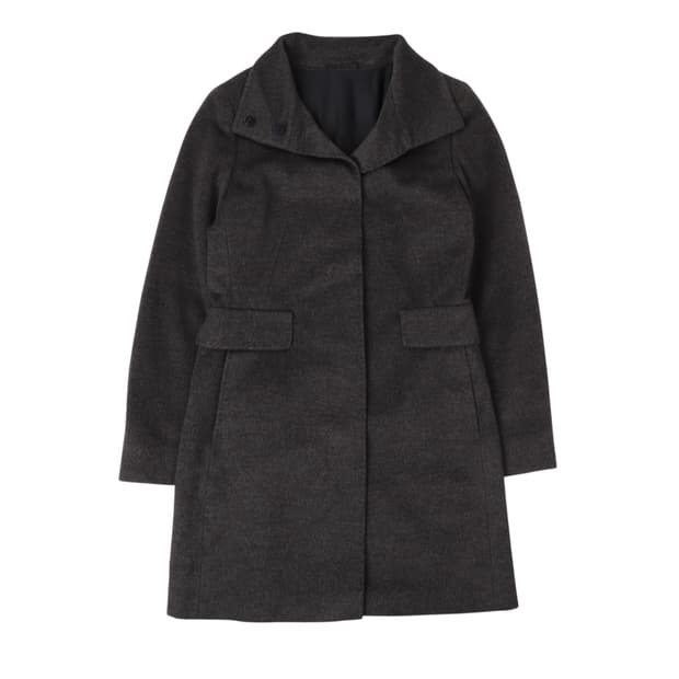 막스마라 스튜디오 버진 울 히든 폴라넥 코트