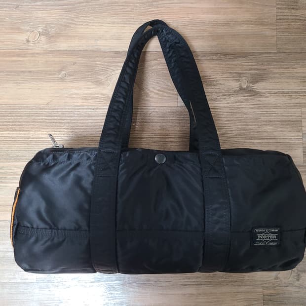  요시다 포터 탱커 더플백 보스턴백 블랙 가방 (L)