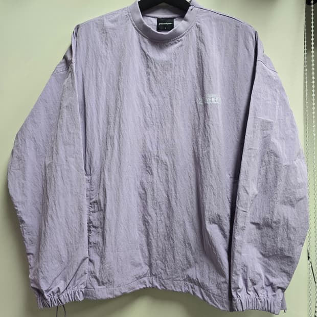 새상품)그루브라임 라벤더 아노락 바람막이 L