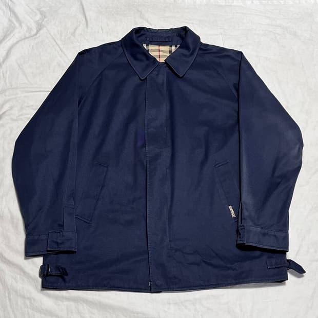 버버리 블루종 네이비