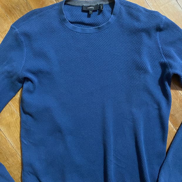 Theory 남성 파란색 니트 S (국내100)