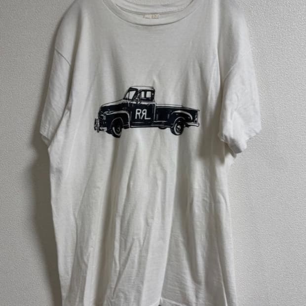 90s RRL 트럭로고 반팔티