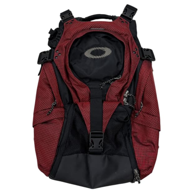오클리 빈티지 아이콘 테크니컬 유틸리티 백팩 가방 레드