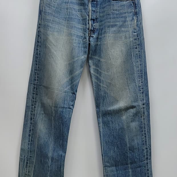 LEVI'S 00'S 리바이스 501 워싱 데님 청바지 / 남 78
