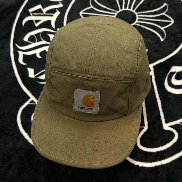 칼하트wip 바클리 캠프캡 올리브