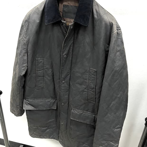 105) 시리즈 피그먼트 퀼팅 코트 