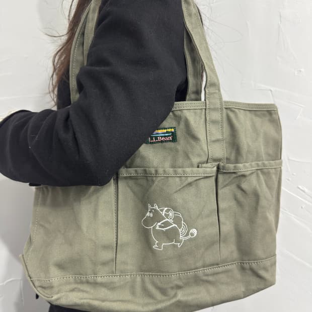 l.l.bean moomin canvas bag