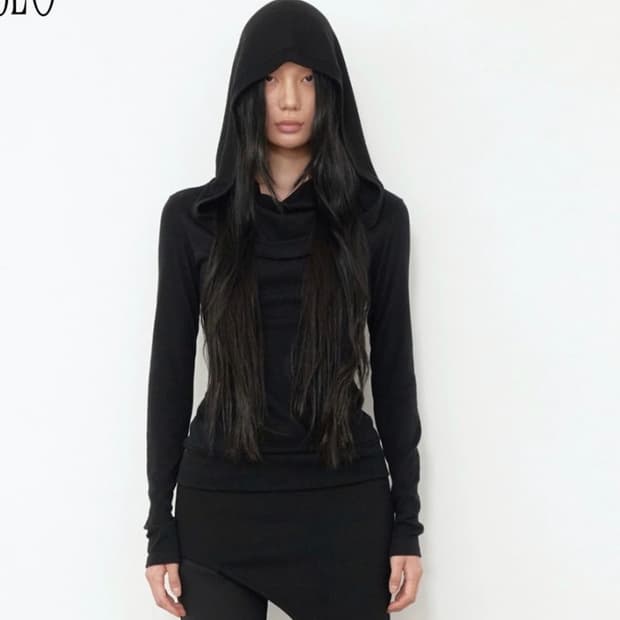 삽니다) 보헤미안서울 소프트 카울 후드티 블랙