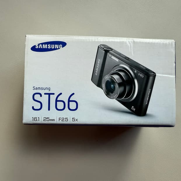 [풀박새상품.최저가.정가69] 삼성 ST66 디지털 카메라 블랙 +메모리