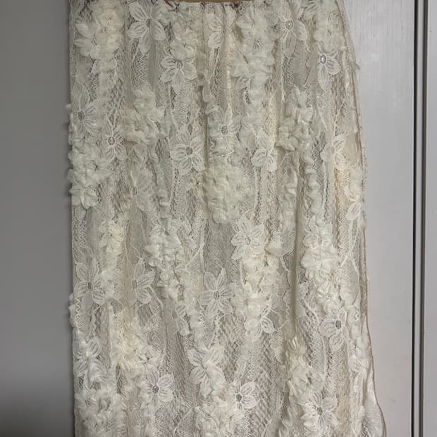 Yayoituu빈티지 레이스 레이어드 스커트