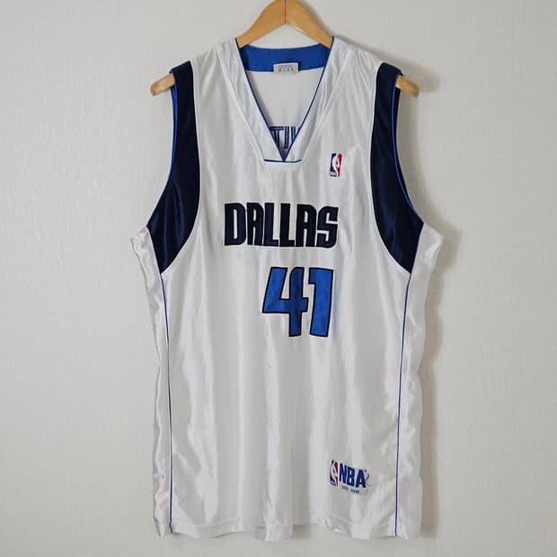 90s NBA 댈러스팀 디르크 노비츠키 농구져지 조끼 정품 오리지널