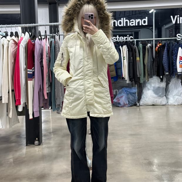 히스테릭 글래머 N2B 패딩 점퍼