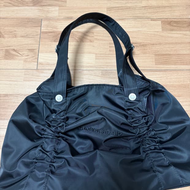 초록 스튜디오 오버롤 백