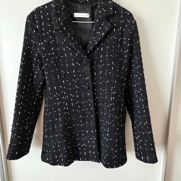 ORR 오르 블랙 트위드 자켓 S