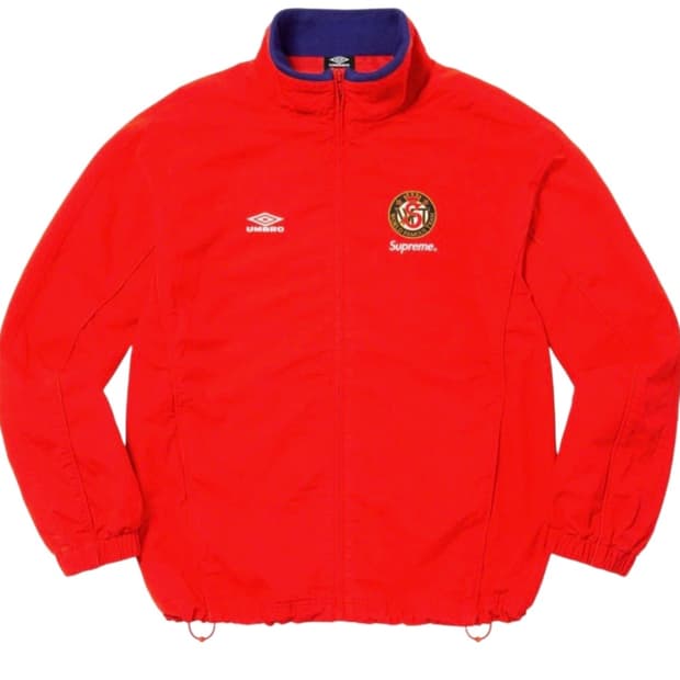 23fw 슈프림x엄브로 트랙자켓 레드 아시아XL