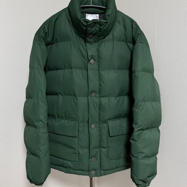 FOUND 파운드 다운 패딩 푸퍼 그린 S