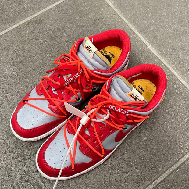 오프화이트 덩크 유니버시티 레드