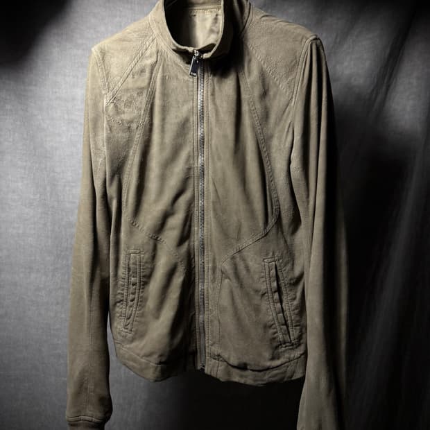 Rick Owens 10FW Intarsia LeatherJacket  