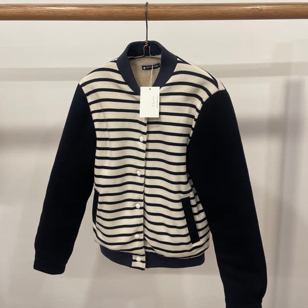 petit bateau stripe jacket