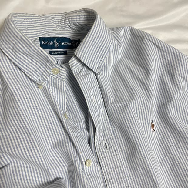 폴로 빈티지 스트라이프 셔츠 클래식핏 XL