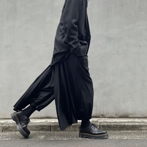 요지야마모토 뿌르옴므 karasu pants