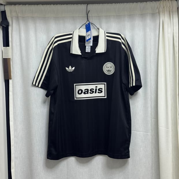 KR M) 새상품 오아시스 자카드 블랙