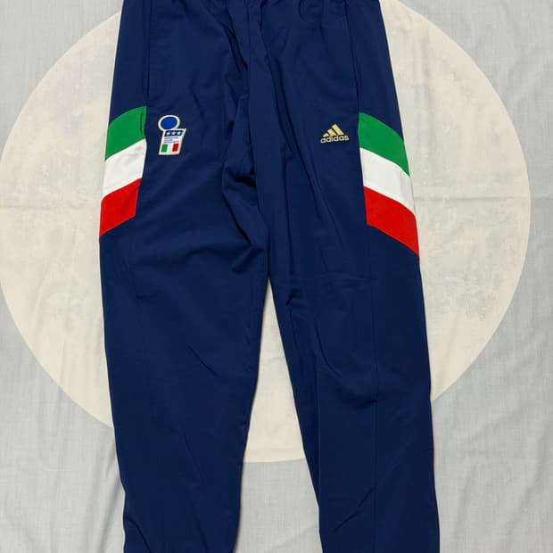 아디다스 이탈리아 트랙 팬츠 네이비