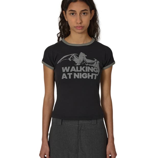 [XS,S,M]로아 하이킹 26ss Guniy Ribbed 베이비 티셔츠