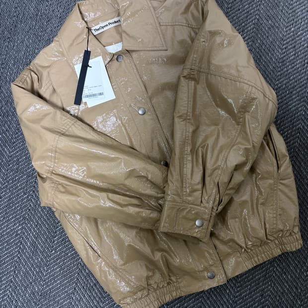 더오픈프로덕트 가죽봄버자켓 1사이즈