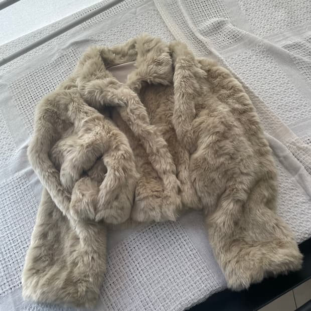 퍼 앙고라 윈터 자켓