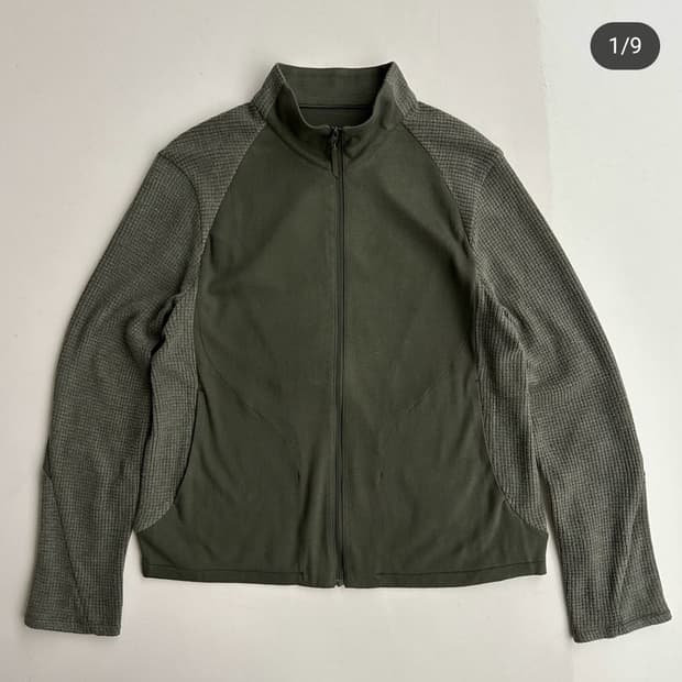 [L] paf 7.0 fleece right olive green
