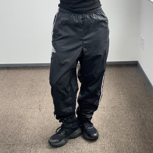 Adidas 아디다스 삼각로고 트랙탑 블랙 바람막이 팬츠