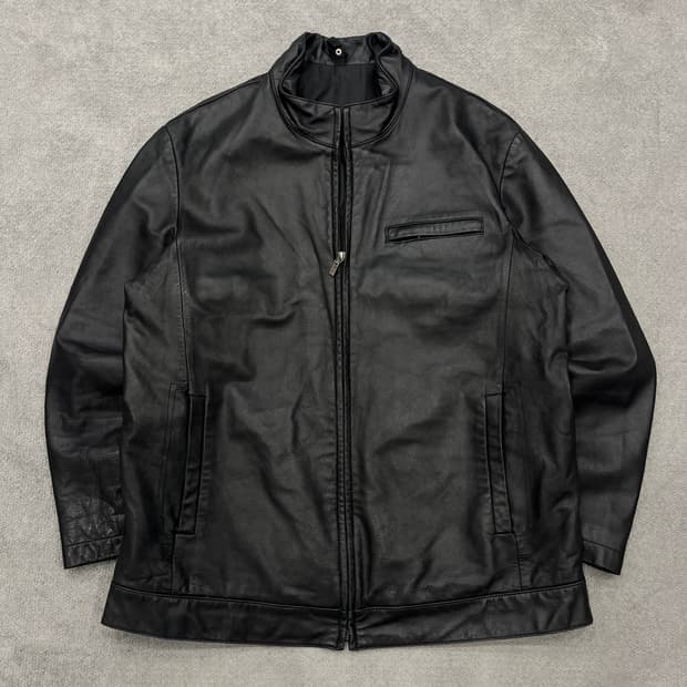 100 인디안 리얼레더 자켓